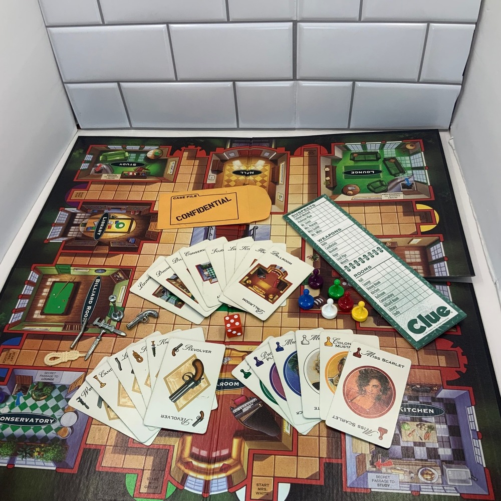 Vintage Parker Brothers Clue Classic Detective Game 00045 Complete - Picture 5 of 9